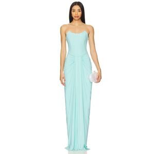 Deme by Gabriella x REVOLVE Pearl Mint Goddess Ethereal Corset Dress NWT XS $350